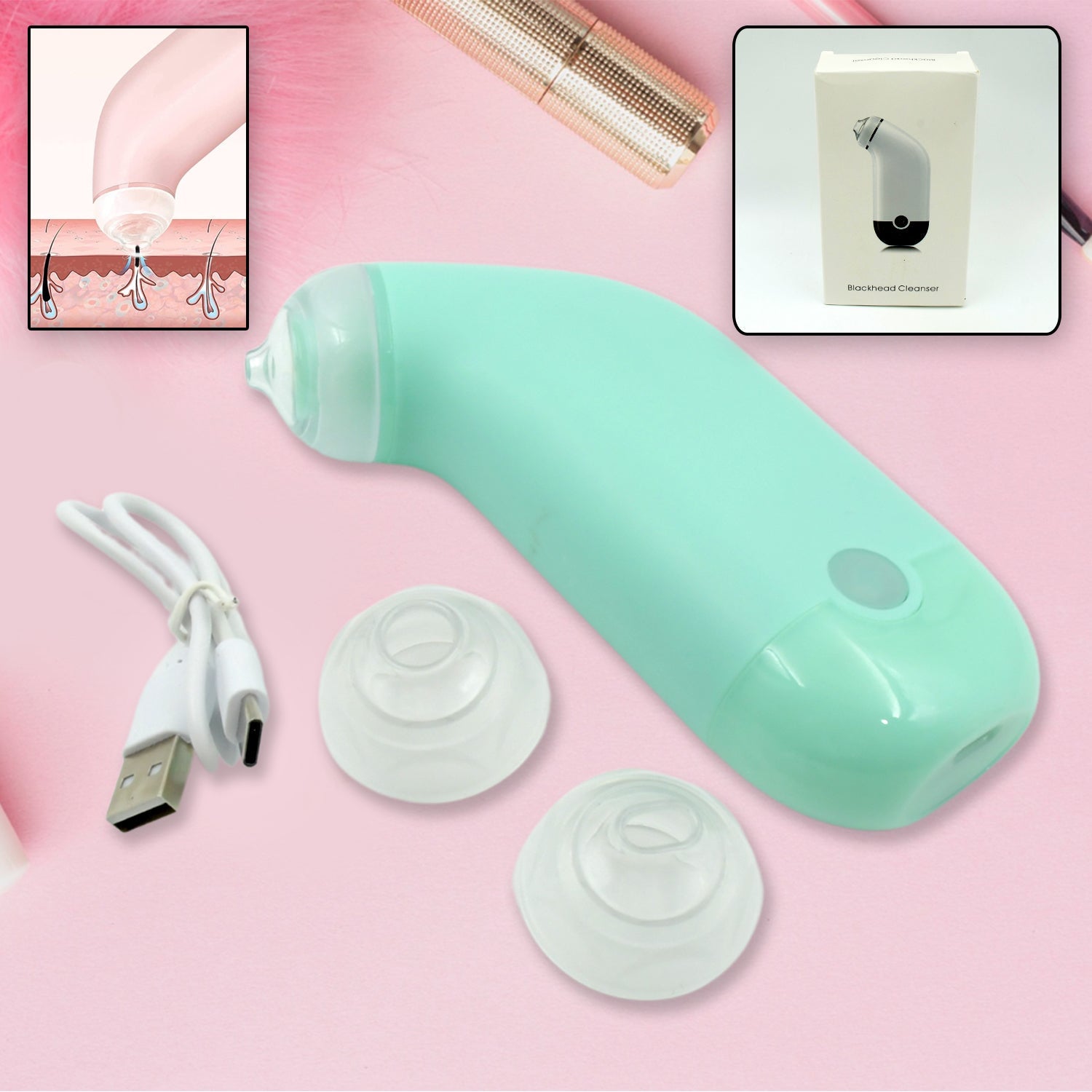 0288 Vacuum Blackhead Machine, Reduce Spot Mini Handheld Lifting Massage Facial Blackhead Remover For Skin Care (1 Pc) 0288 Vacuum Blackhead Machine, Reduce Spot Mini Handheld Lifting Massage Facial Blackhead Remover For Skin Care (1 Pc)